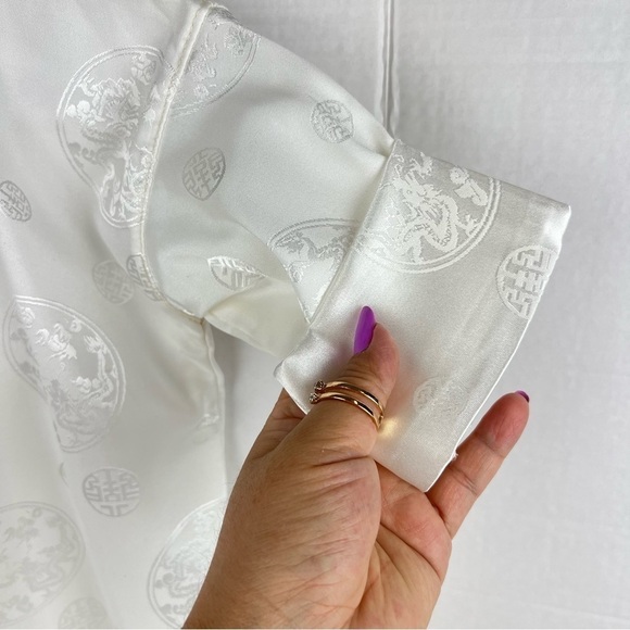 🩷 Kids, Tibetan traditional top, Losar - white/red. - Picture 9 of 11